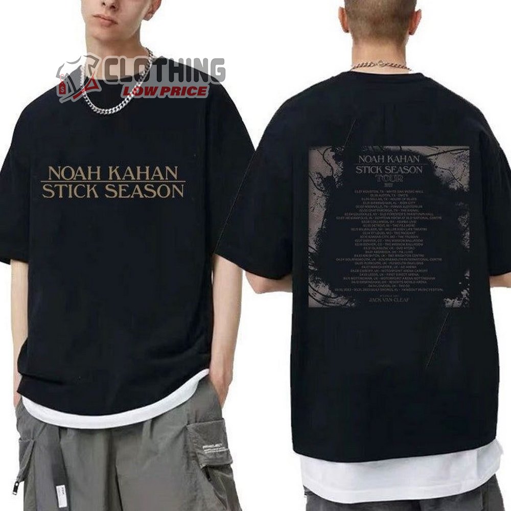 Noah Kahan 2023 Tour Dates T-Shirt, Noah Kahan Tour 2023 Gift For Fan Sweatshirt, Noah Kahan Pop Music Shirt, Noah Kahan Stick Season Shirt