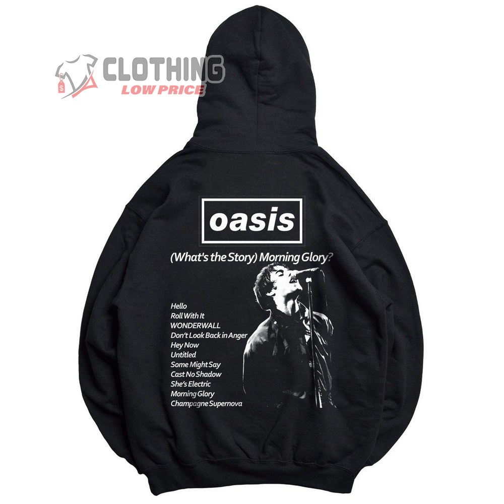 Oasis Unisex Hoodie, Oasis What's The Story Morning Glory Merch