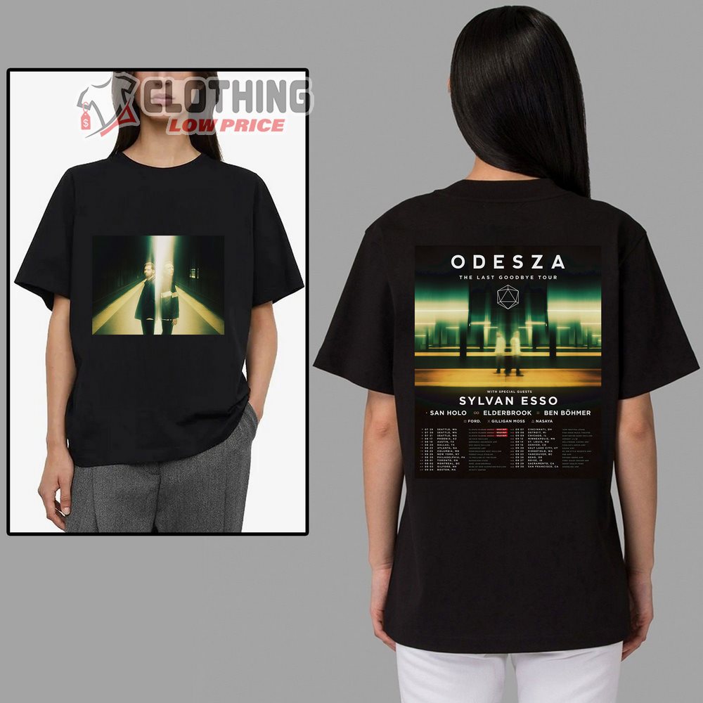 Odesza Announces Summer-Fall 2023 Tour Dates Merch, Odesza The Last Goodbye Tour 2023 T-Shirt