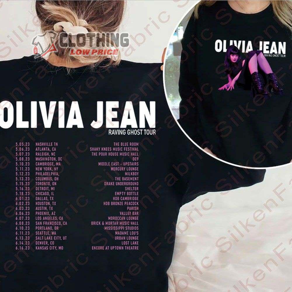 Olivia Jean Raving Ghost Tour Dates 2023 Merch, Olivia Jean Tour 2023 Shirt, Olivia Jean Raving Ghost Tour 2023 Tickets T-Shirt