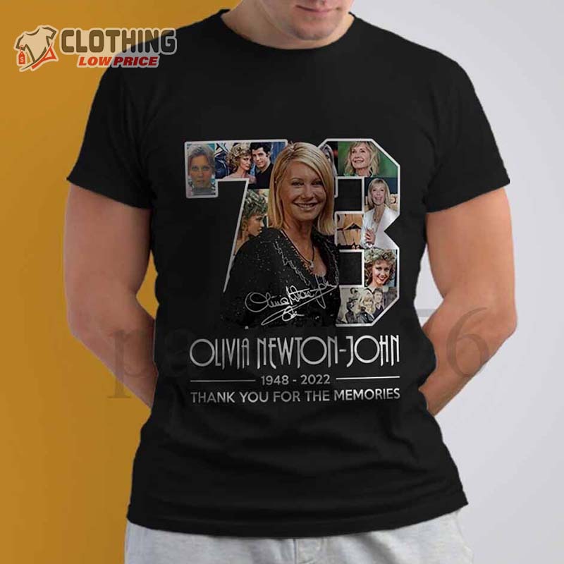 Olivia Newton John Rest In Peace Olivia Newton John Signature T- Shirt