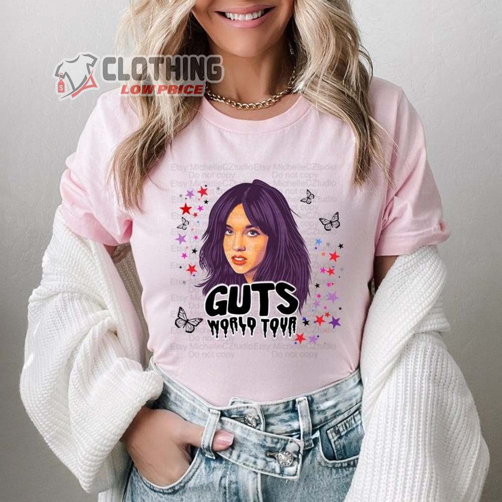 Olivia Rodrigo 2024 Guts World Tour Shirt, Olivia Rodrigo Concert 2024 Merch, Olivia Rodgrigo All I Want Song Shirt, Drivers License Tee