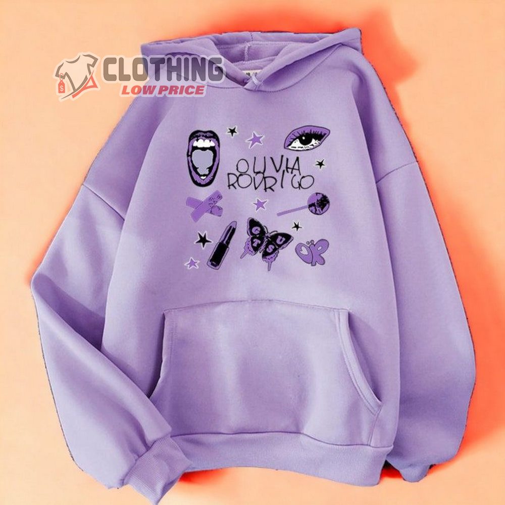 Olivia Rodrigo Guts Art Print Jumper Hoodie For Women, Guts Tour Trendy Olivia Rodrigo Merch, New Album Guts Fall Sweatshirt