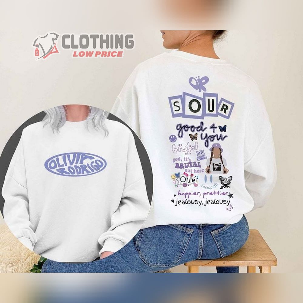 Olivia Rodrigo Shirt, Good 4 U TShirt, Sour Album Hoodie, Olivia Sour Tour Sweatshirt, Vintage Olivia Rodrigo Shirt, Olivia Guts Merch