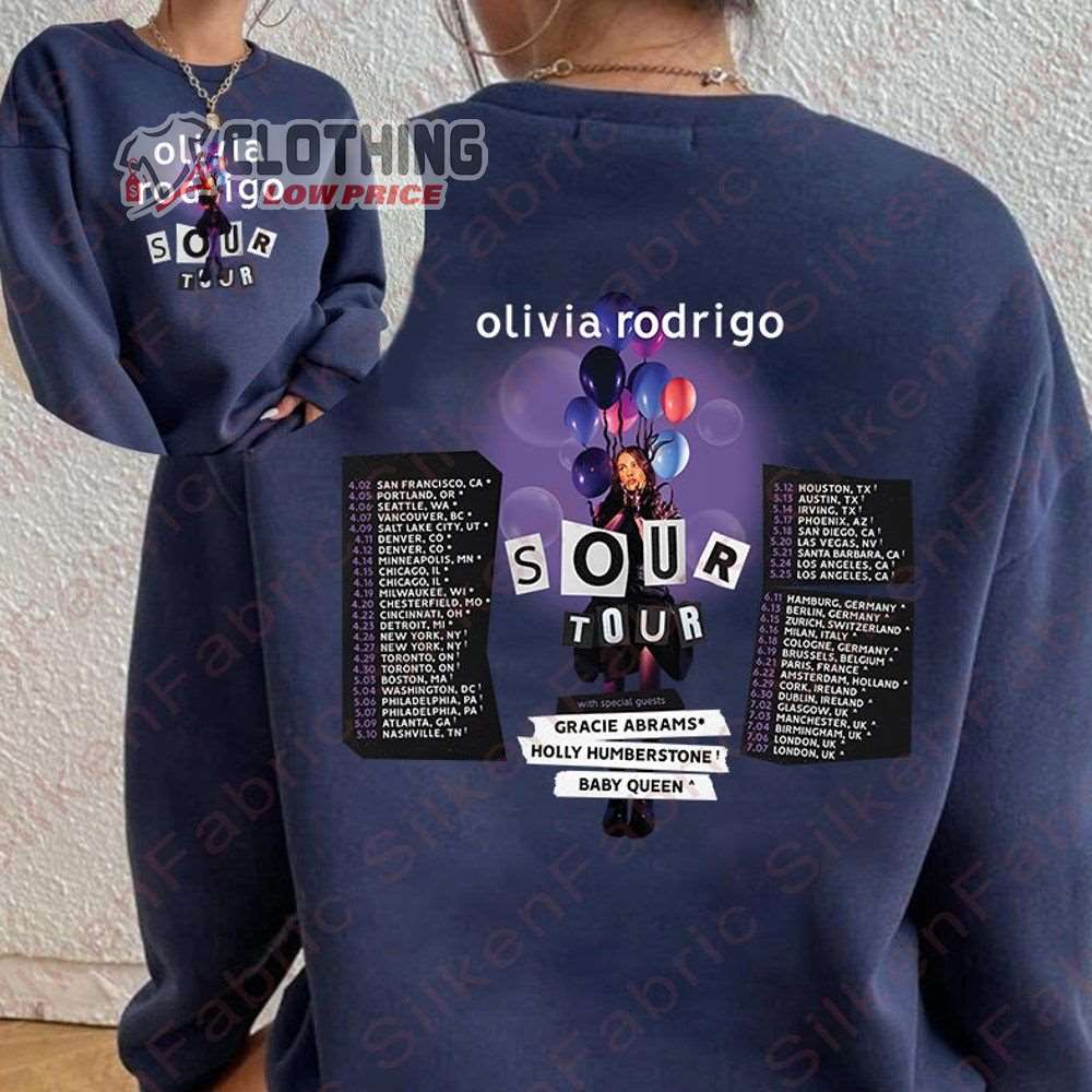 Olivia Rodrigo Sour Tour Merch Shirt