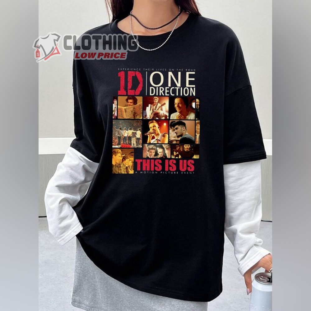 One Direction World Tour 2024 Merch, This Is US A Motion Picture Event Shirt, One Direction Music Band Sweatshirt