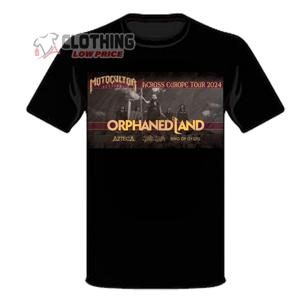 Orphanedland Motocultor Across Europe Tour 2024 T-Shirt