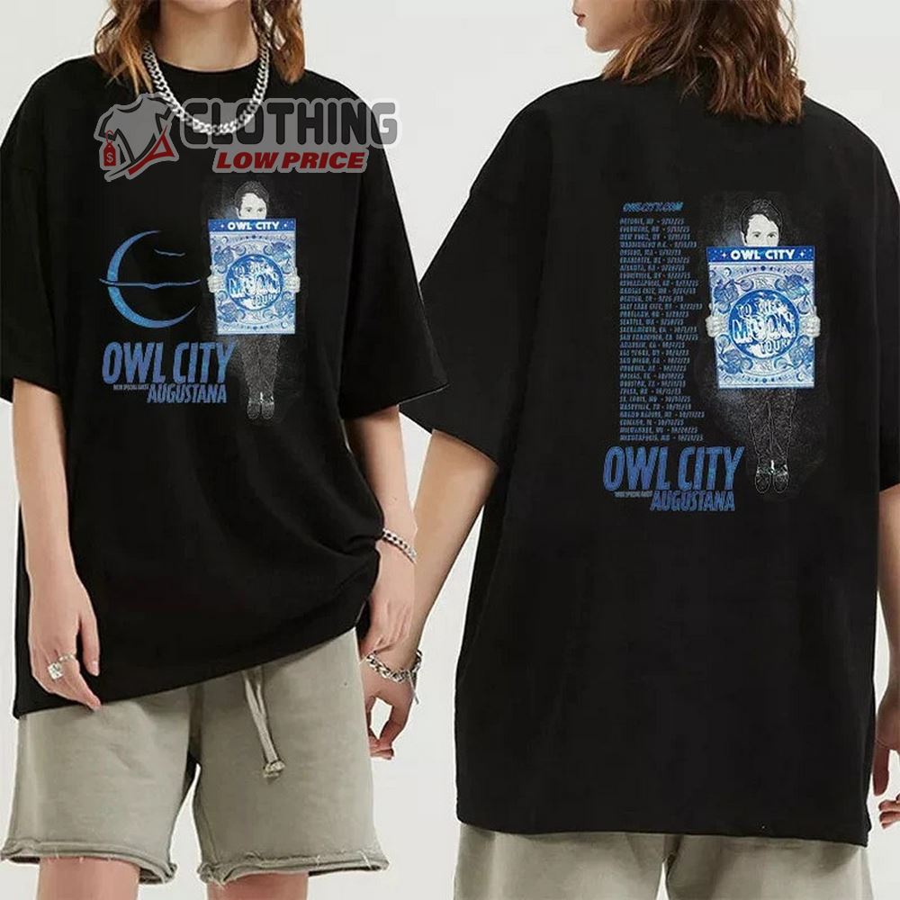 Owl City To The Moon Tour 2023 Merch, Owl City 2023 Concert Sweatshirt, Owl City To The Moon Tour Dates 2023 T-Shirt