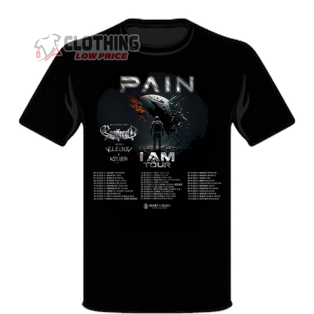 Pain I Am Tour 2023 Dates Sweater, Event Pain I Am Tour Europe 2023 T-Shirt