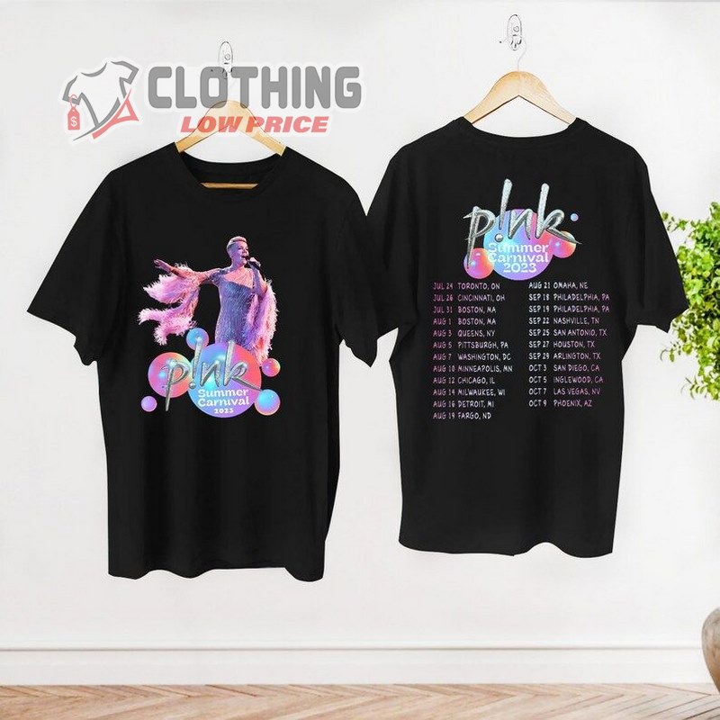 P!nk Pink Summer Carnival Tour 2023 T- Shirt, Pink Summer Carnival Tour 2023 Shirt, Pink Martini Tour Dates 2023 Merch