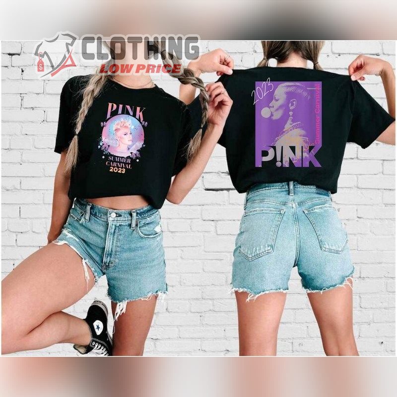 P!nk Summer Carnival 2023 Shirt, Trustfall Album Tee, Pink Summer Carnival Tour 2023 Shirt, Pink Concert Tickets Merch