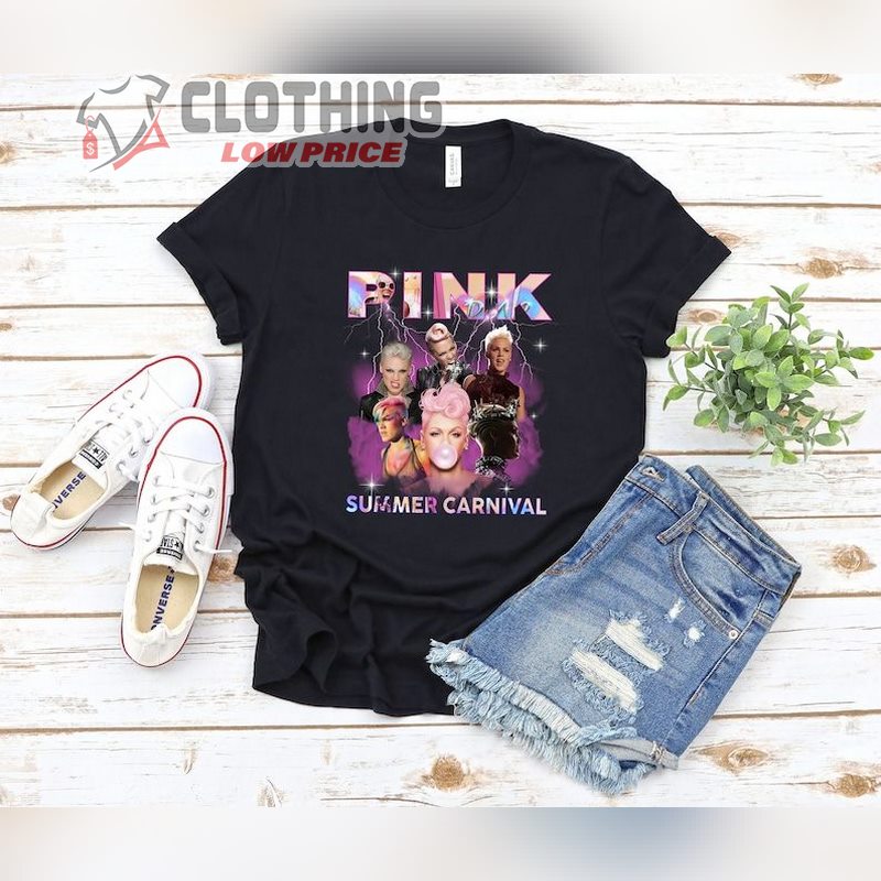 P!nk Summer Carnival 2023 Tour Shirt, Comerica Park Pink Concert Shirt,pink Concert Tickets Merch, Pink Singer Tour