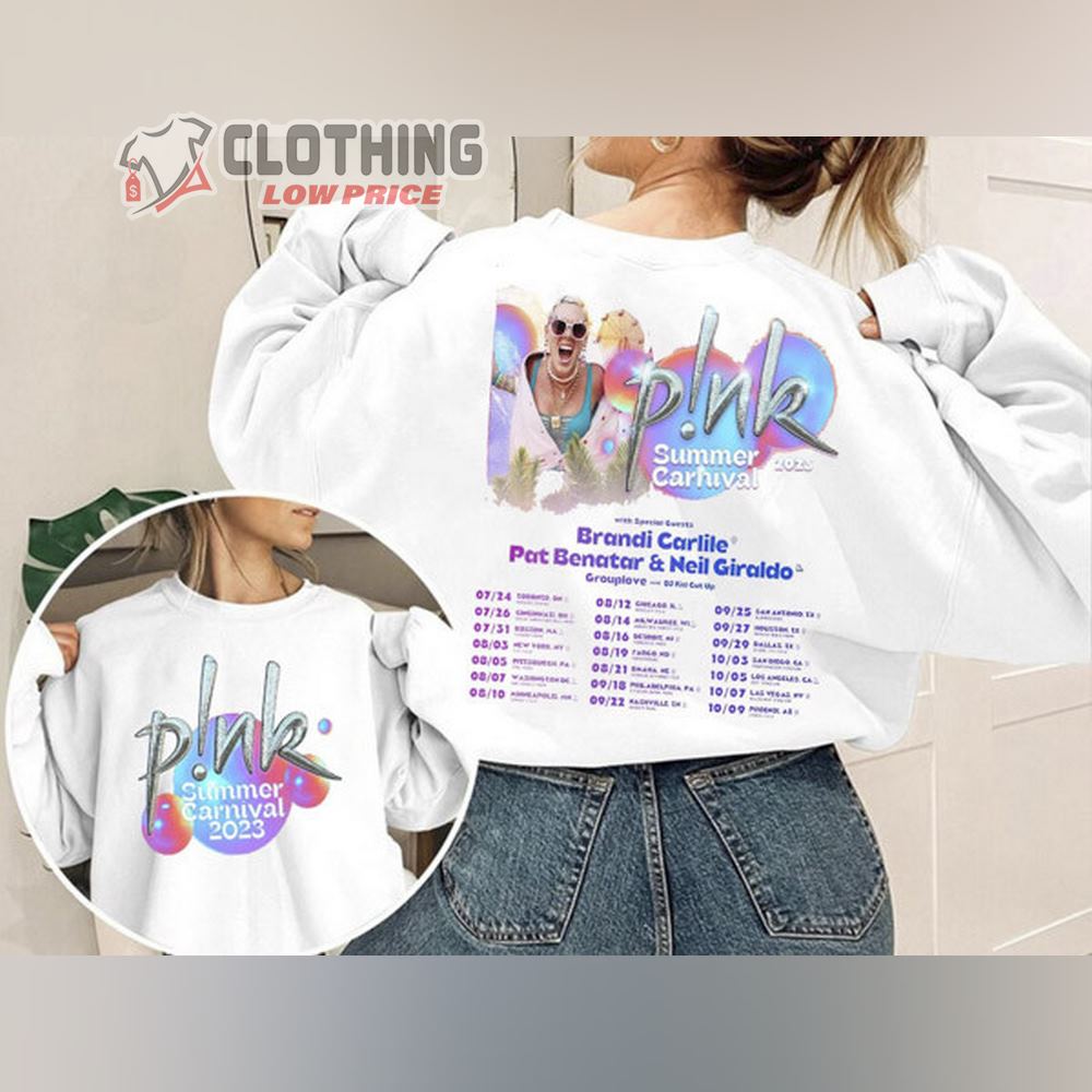 P!nk Summer Carnival Tour 2023 With Special Guests Merch P!nk Concert Tour Dates 2023 Shirt Summer Carnival Tour 2023 T-Shirt