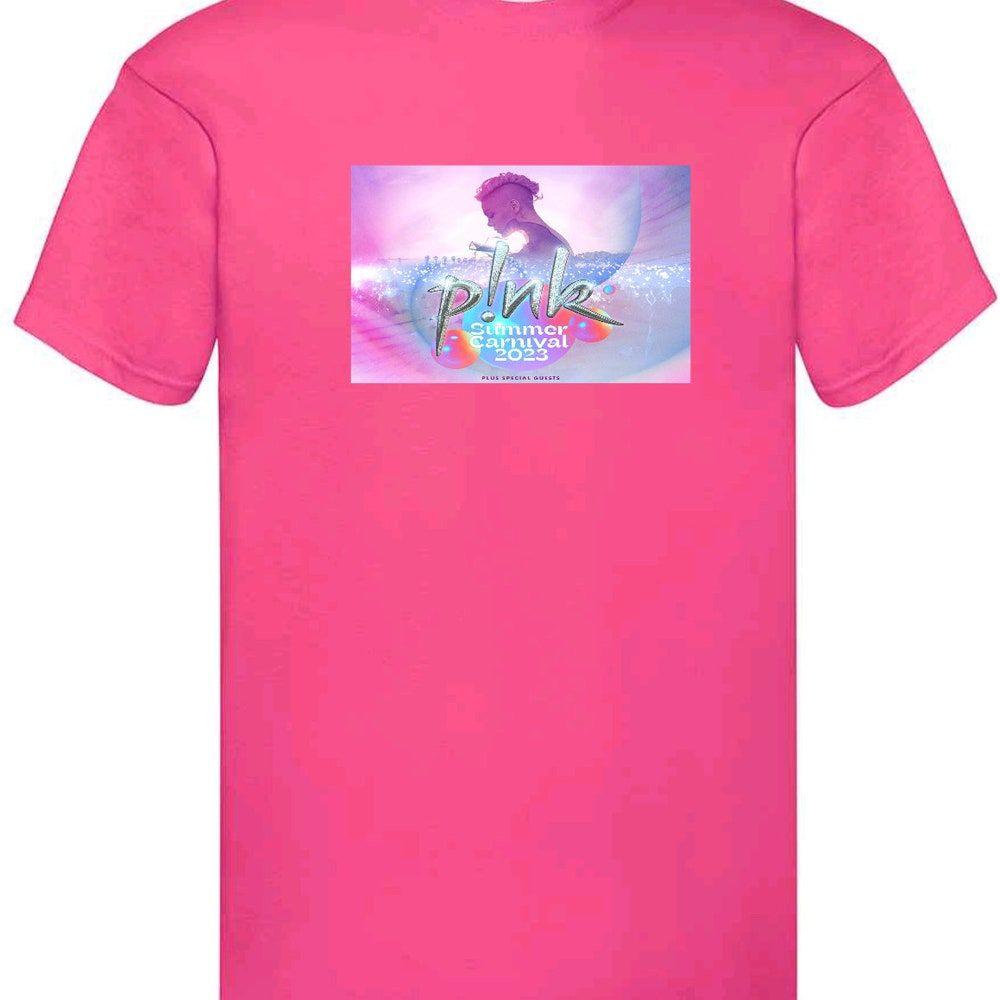 P!nk T-Shirts Top Shirt The Summer Carnival Tour 2023 Concert T-Shirt