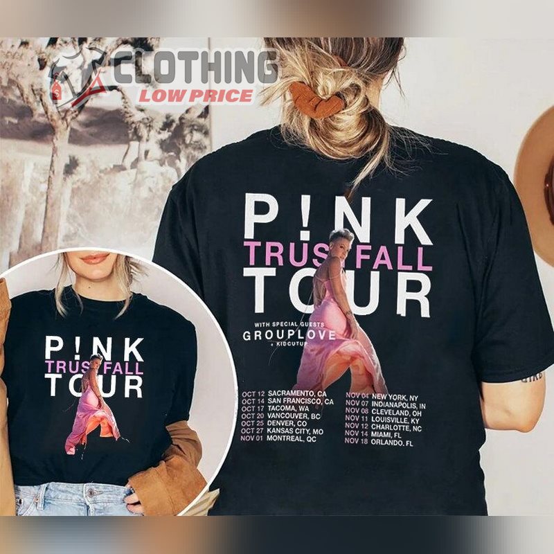 P!nk Trustfall Tour 2023 T- Shirt, P!nk Summer Carnival 2023 Hoodie, Pink Tour Shirt, Pink Martini Tour Dates 2023 Merch