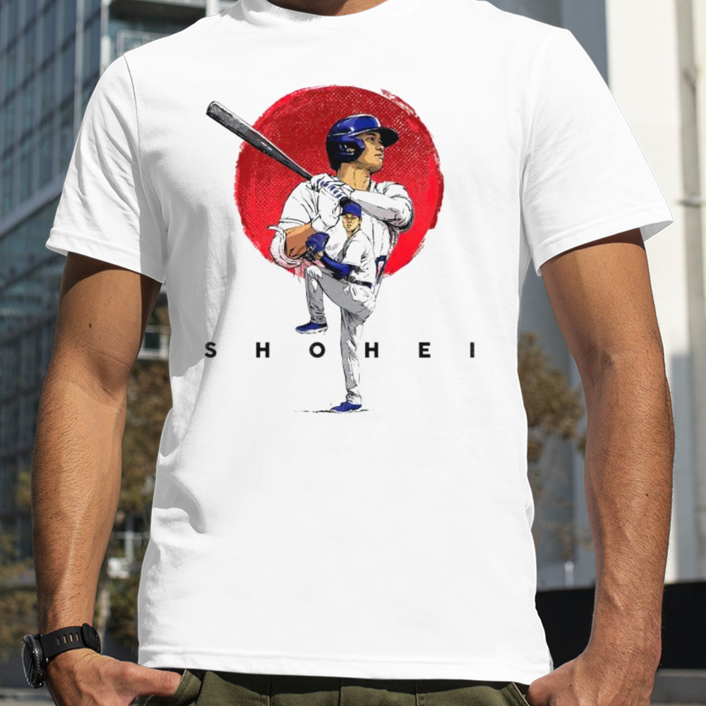 Los Angeles baseball Shohei Ohtani swing signature shirt