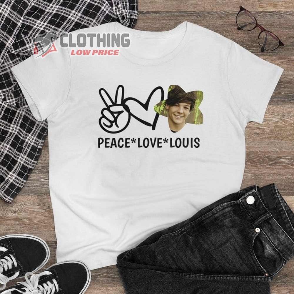 Peace Love Louis Tomlinson T-Shirt, Louis Tomlinson Back To You T-Shirt, One  Direction Shirt,