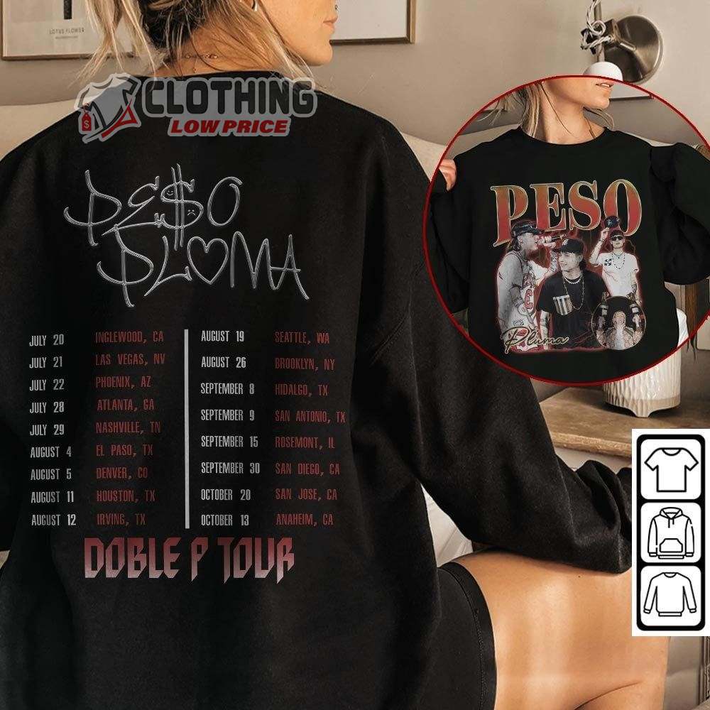 Peso Pluma Music Tour 2023 Merch, Peso Pluma Music Concert 2023 Shirt