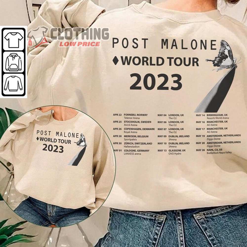 Post malone merch sweatshirt outlet