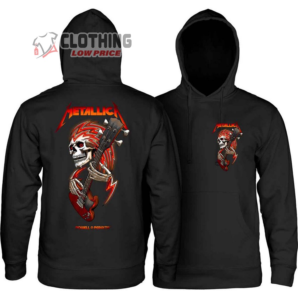 Powell Peralta Metallica Collab Black Hoodie