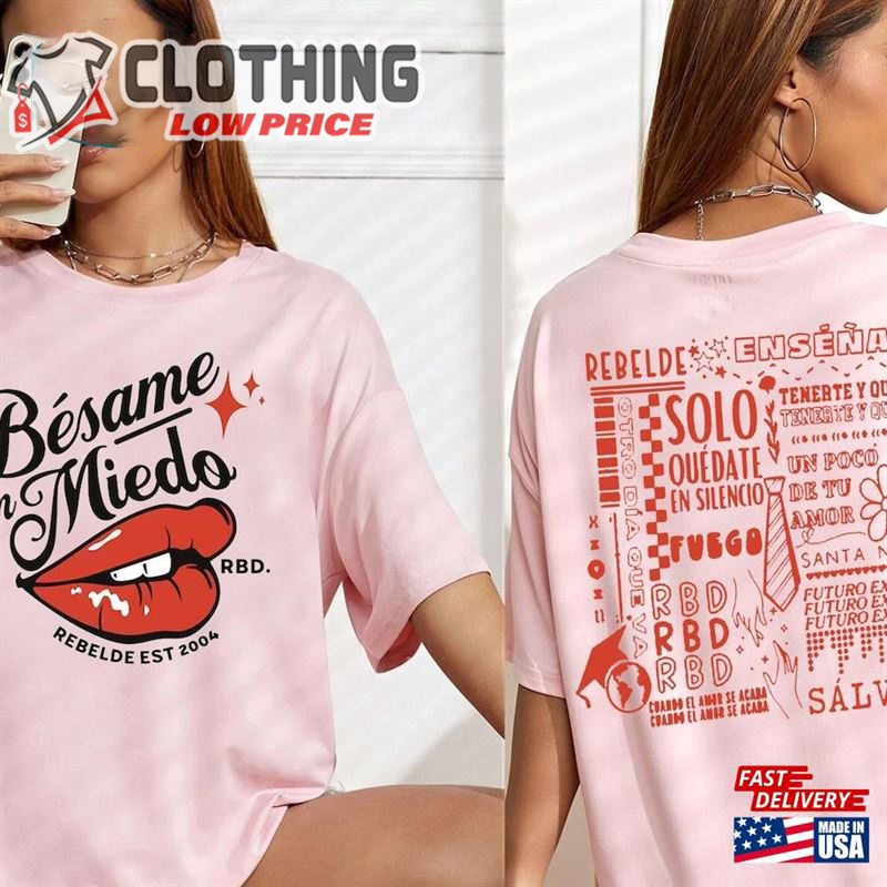 RBD Soy Rebelde Tour 2023 Shirt, RBD Concert 2023 Dates Shirt, RBD