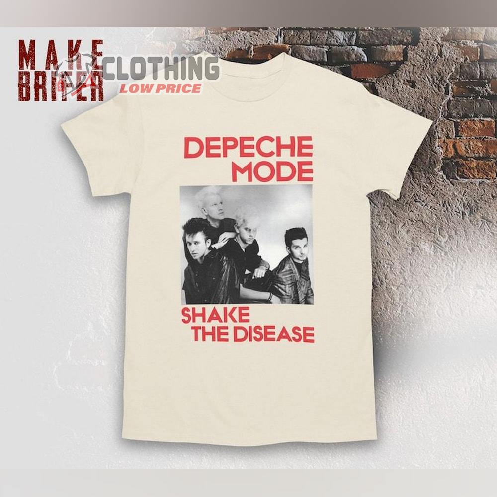 Retro Depeche Mode Shake The Disease Shirt, Depeche Mode Merch, Depeche