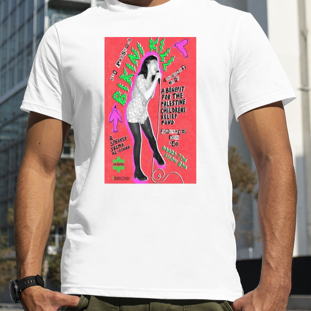 Capitol Theatre in Olympia Washington on January 27-2024 Bikini Kill Event poster t-shirt