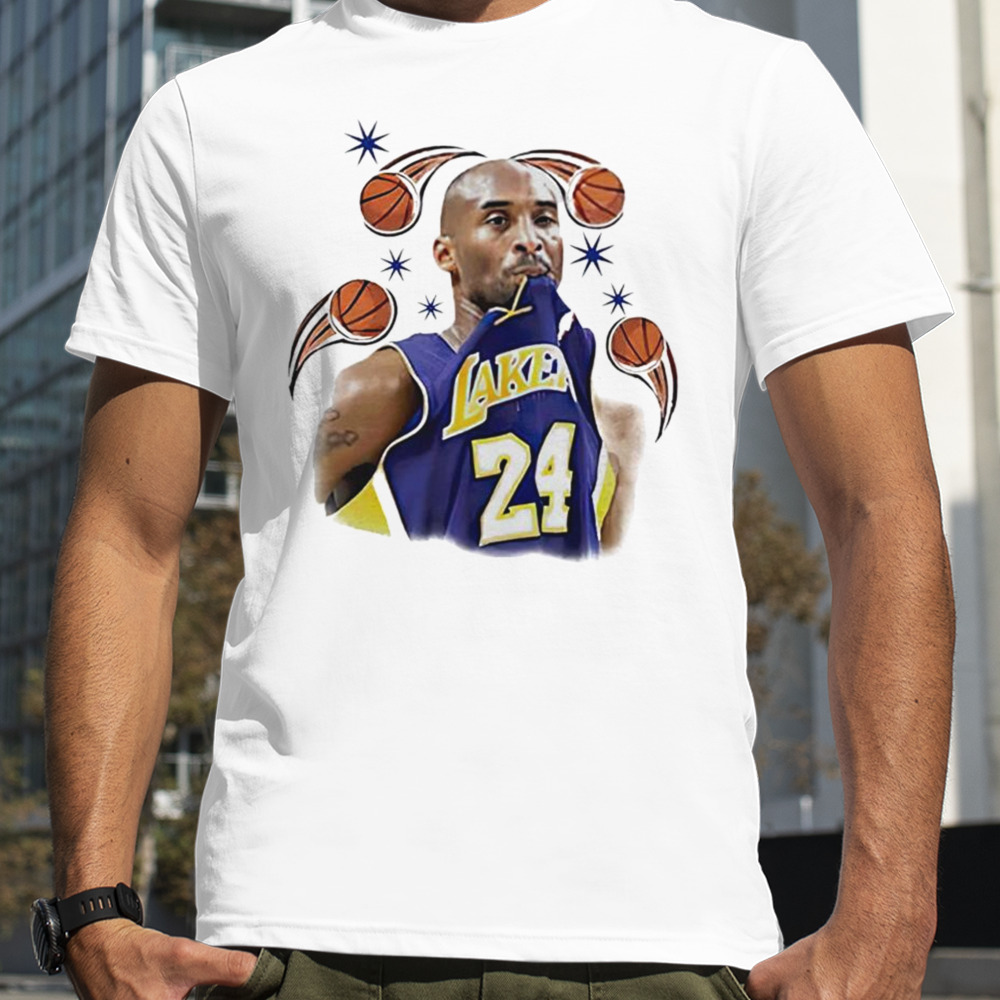 Kobe Bryant legend chews jersey shirt