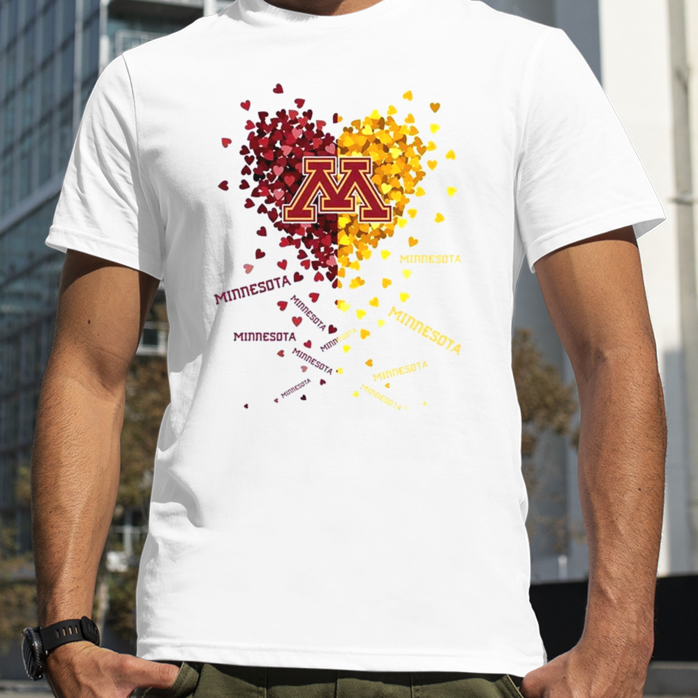 Minnesota Golden Gophers Tiny Heart Shape 2023 Shirt