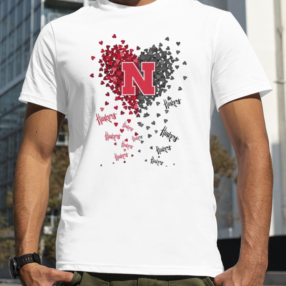 Nebraska Cornhuskers Tiny Heart Shape 2023 Shirt