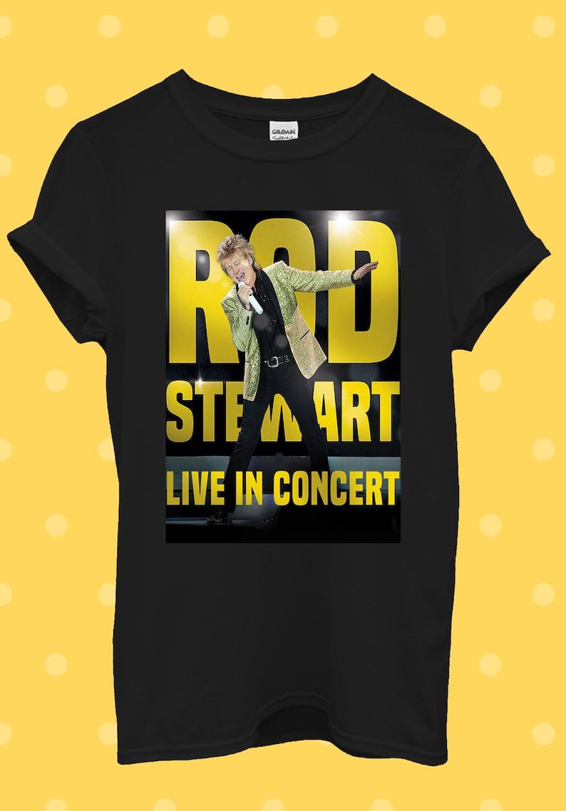 Rod Stewart Concert Ladies Tour T- Shirt, Rob Stewart Singer T-shirt, Rod Stewart Tour 2023 T-Shirt