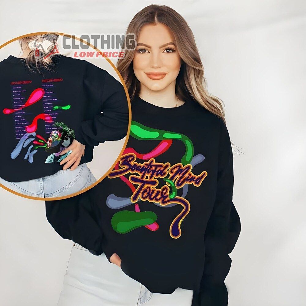 Rod Wave Beautiful Mind 2023 Tour Merch, Rod Wave Music Concert Tee, Rod Wave Nostalgia 2023 Tour Sweatshirt