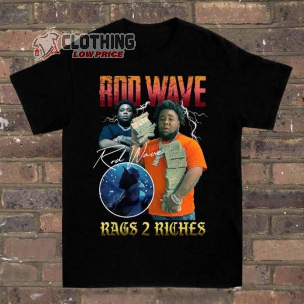 Rod Wave Rags 2 Riches Unisex T-Shirt, Rod Wave World Tour 2023 Shirt, Rod Wave Merch