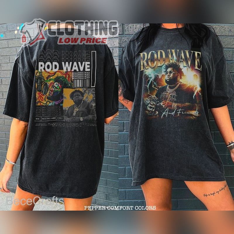 Rod Wave T- Shirt, Rod Wave Nostalgia Tour 2023 Hoodie, Rod Wave 2023 Concert Merch