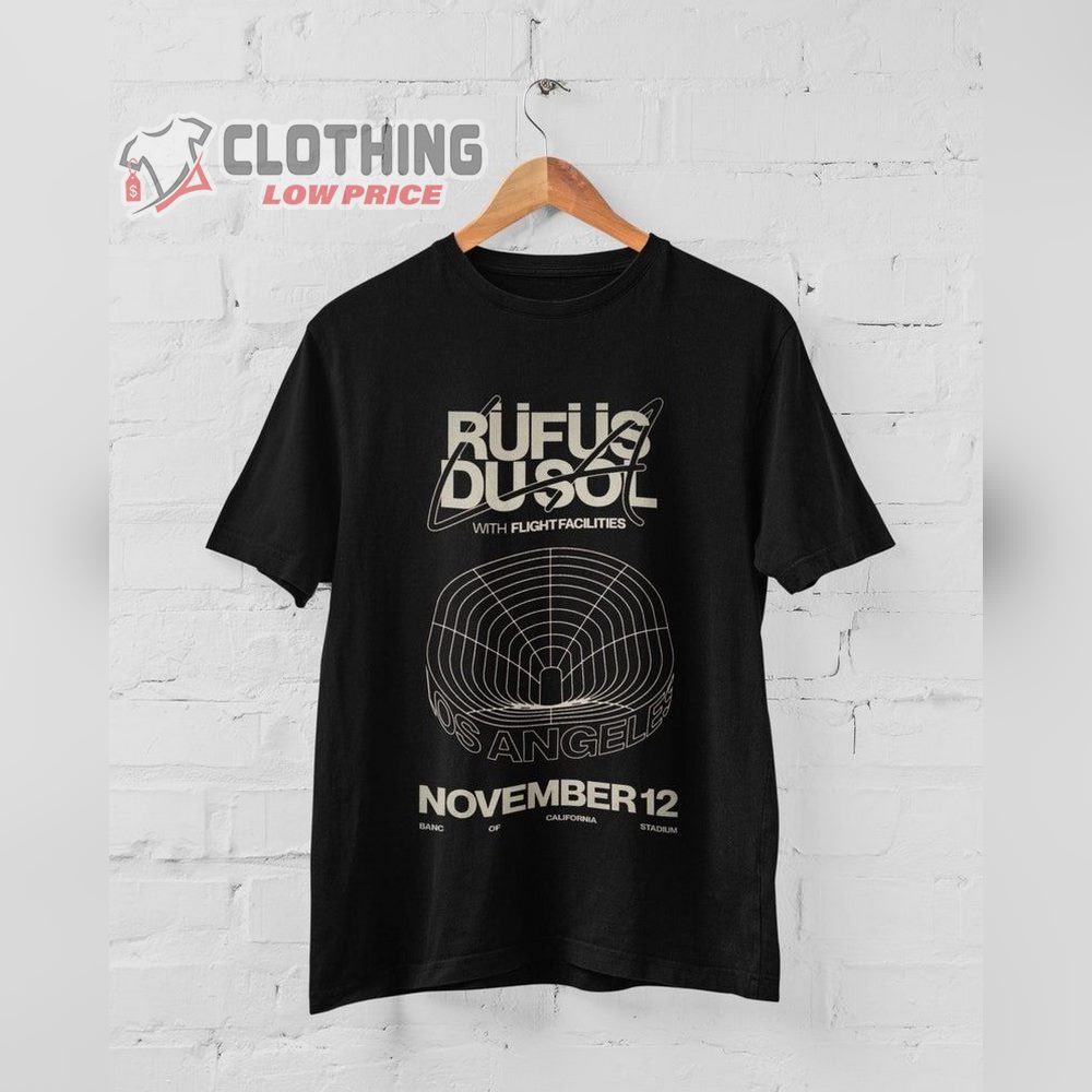 Rufus Du Sol With Flight Facilities T-Shirt, Rufus Dusol Los Angeles 2023 Tour Shirt, Rufus Dusol Concert Tee Merch, Rufus Dusol 2023 Tour Tee