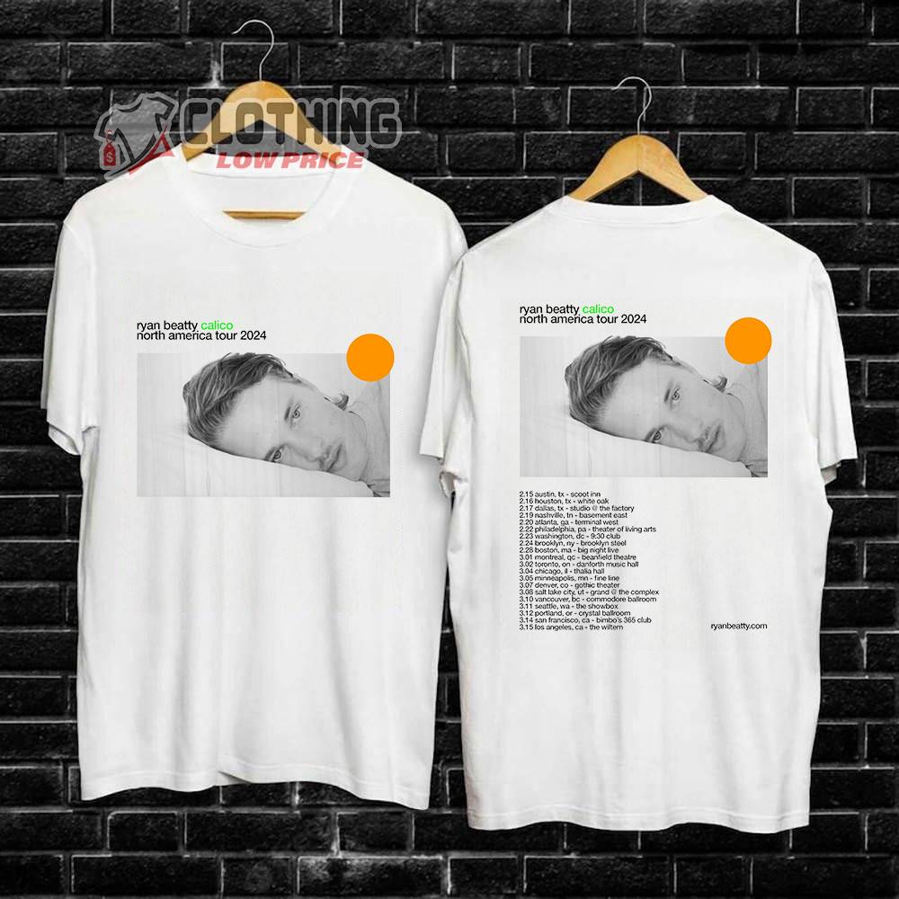 Ryan Beaty Calico North America Tour 2024 Merch, Ryan Beaty 2024 Tour Dates Shirt, Ryan Beaty Tickets Tee, Ryan Beaty Concert 2024 T-Shirt