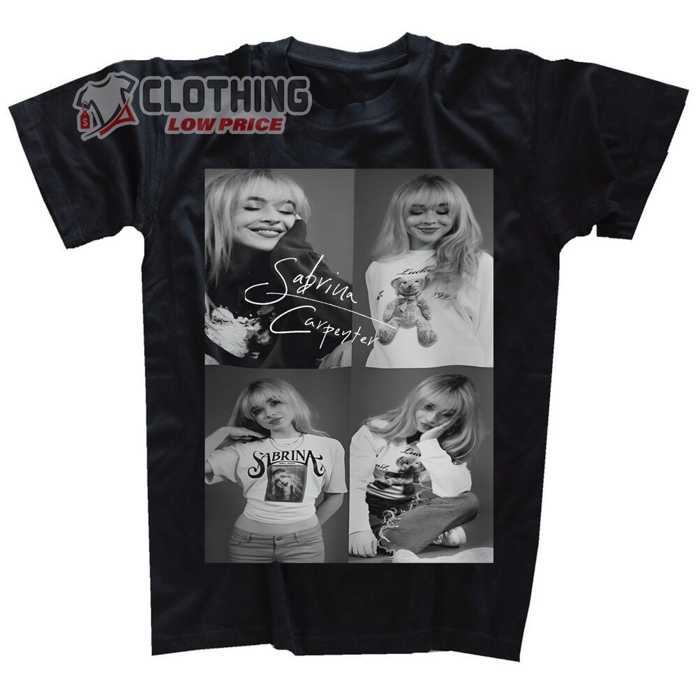 Sabrina Carpenter Signature T-shirt, Sabrina Carpenter Tour Setlist Merch, Sabrina Carpenter Set List T- Shirt