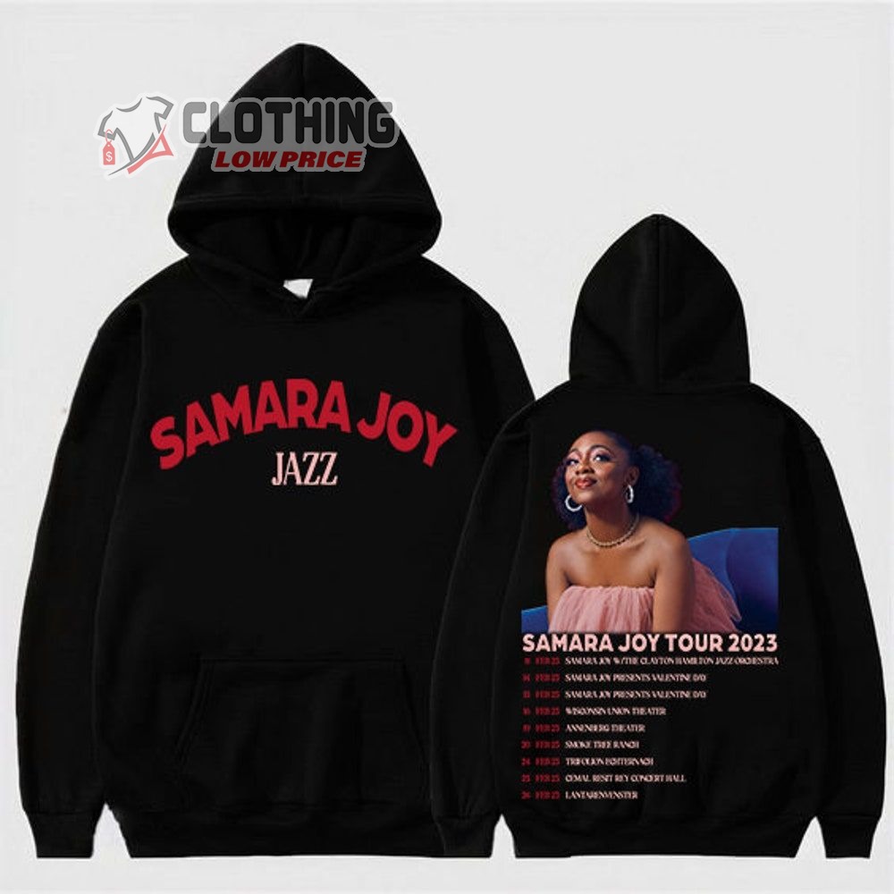 Samara Joy Jazz Music Tour 2023 Shirt, Samara Joy Tour 2023 Setlist T-Shirt