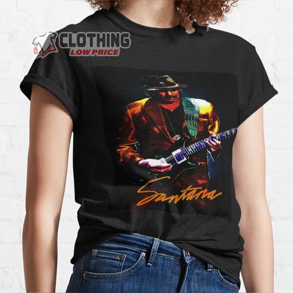 Santana Concert Schedule Shirt, Santana Tour 2023 Europe T- Shirt, Santana Las Vegas Shirt, Carlos Santana Tour 2023 Shirt