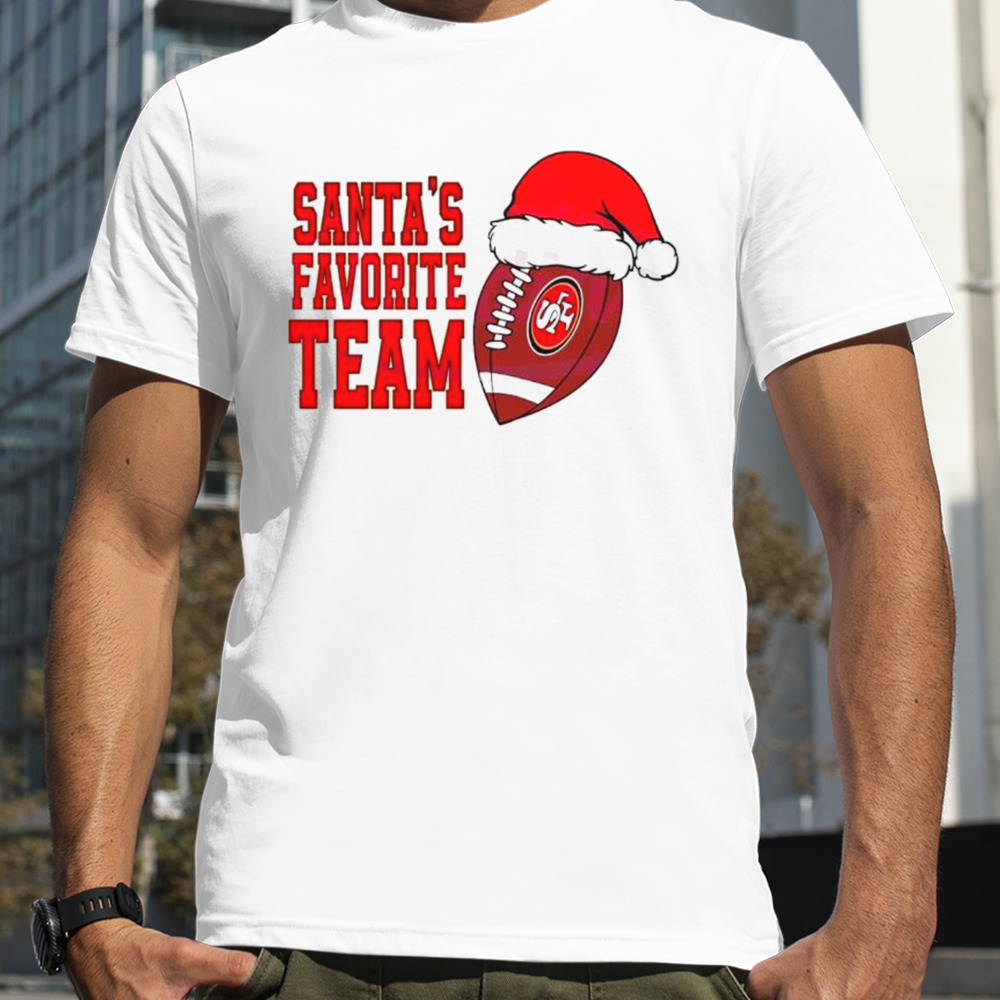 Santas favorite team San Francisco 49ers shirt