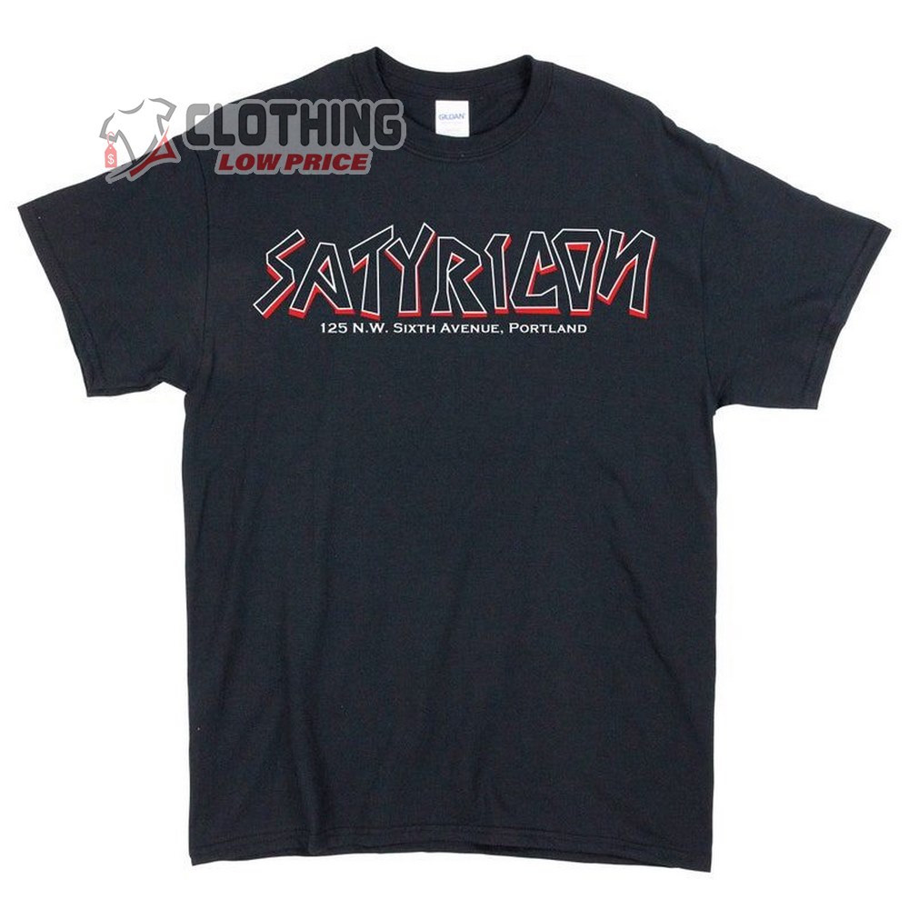 Satyricon 2022 Merch, Satyricon Albums Songs King The Pentagram Burns T-Shirt