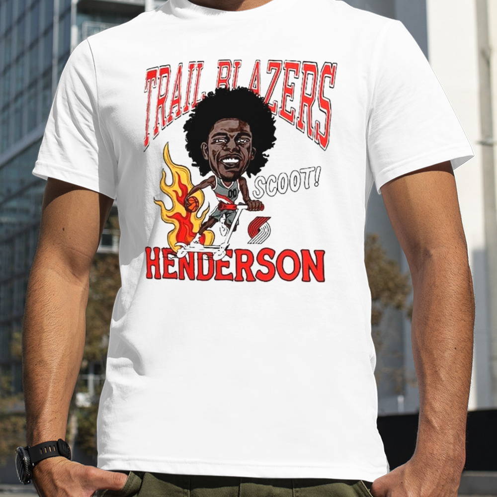 Scoot Henderson Portland Trail Blazers Caricature shirt