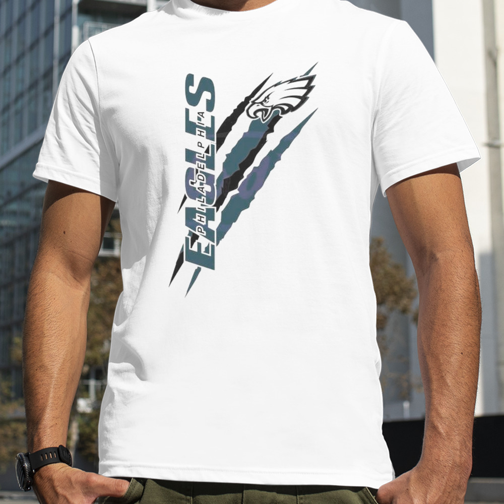 Scratch Philadelphia Eagles Nfl Team T-shirt