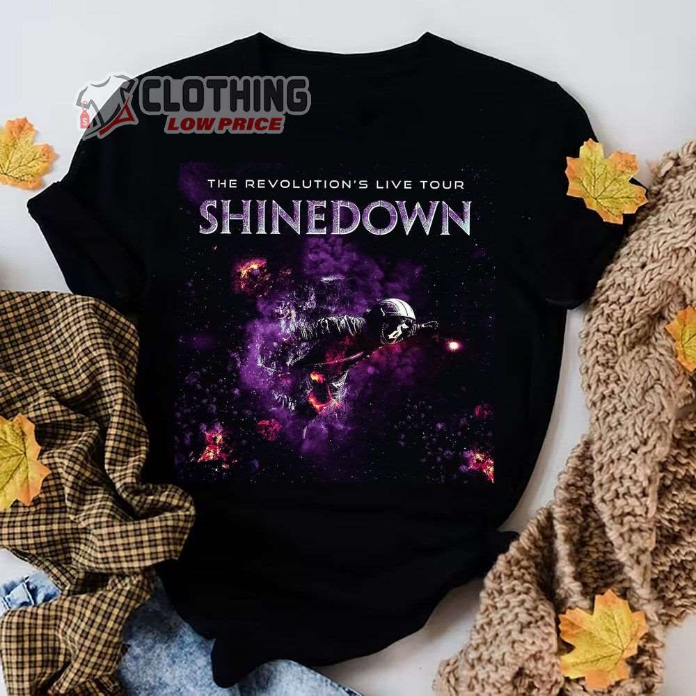 Shinedown Band The Revolutions Live Tour 2023 Merch, Rock Band Shinedown Graphic Shirt, The Revolutions Live Tour 2023 T-Shirt