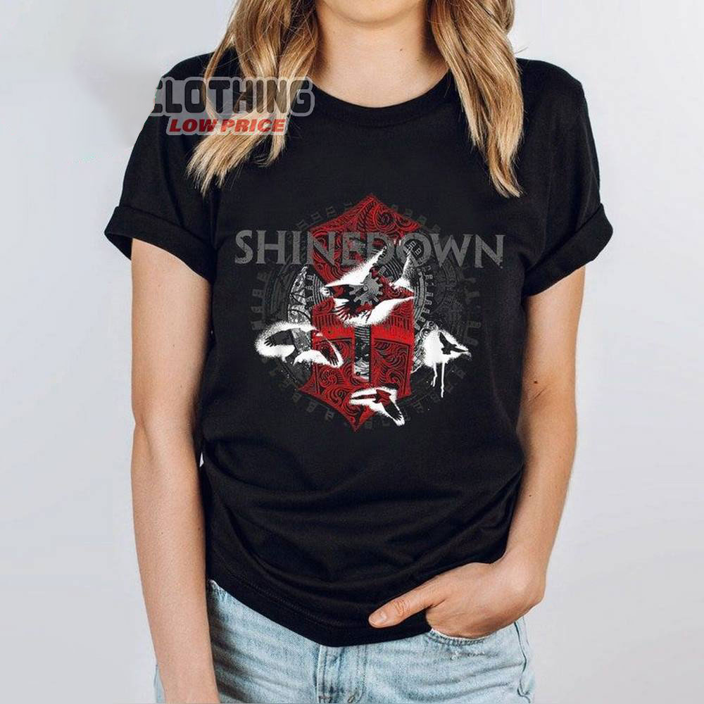 Shinedown Merch 2022 The Revolutions Live Tour 2022 Shirt, Shinedown Logo Tour 2022 T-Shirt