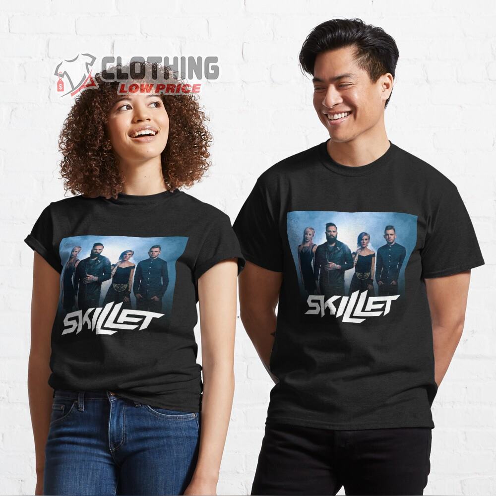 Skillet Ticket Prices T- Shirt, Skillet Concert Europe T- Shirt, Skillet Concert Cincinnati T- Shirt, Skillet Tour 2023 Setlist T- Shirt