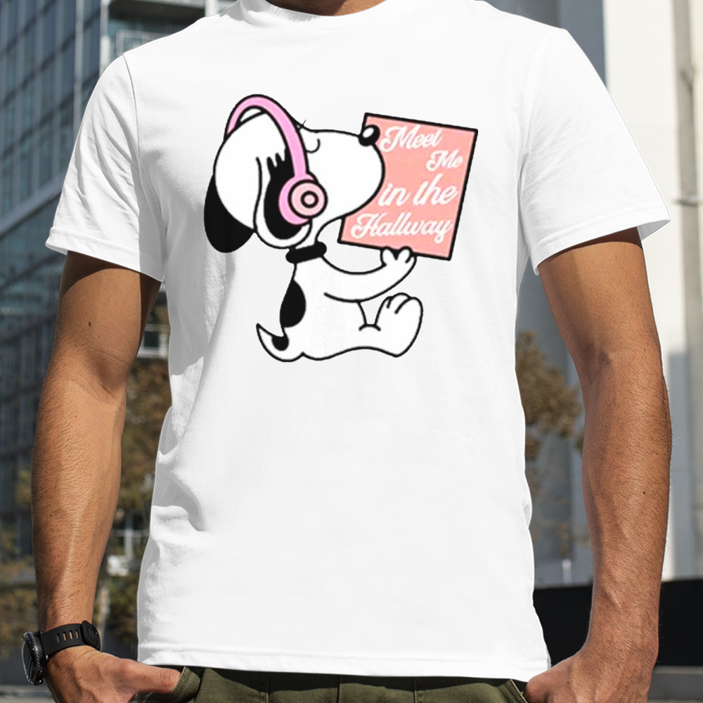 Snoopy meet me in the hallway shirt