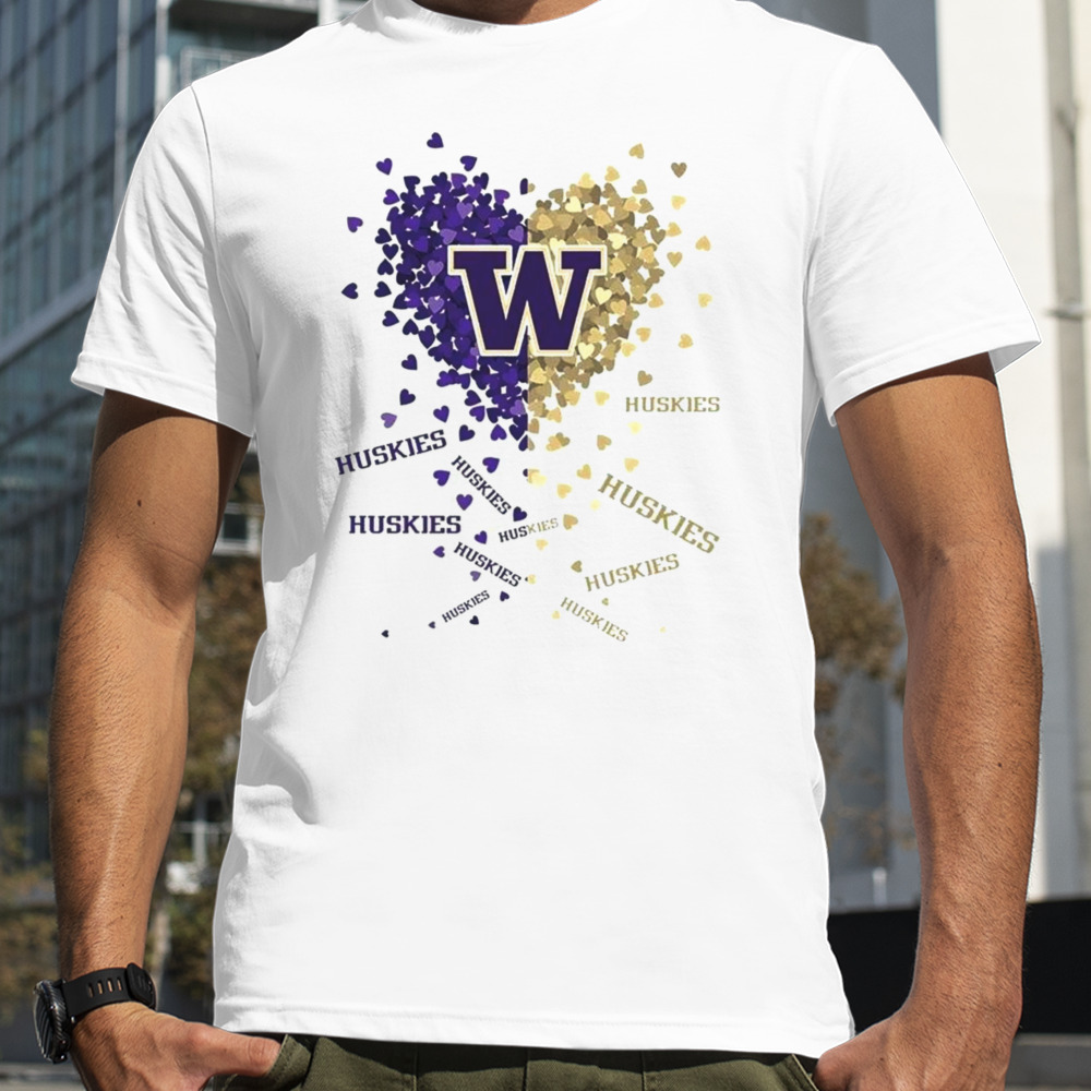 Washington Huskies Tiny Heart Shape 2023 Shirt