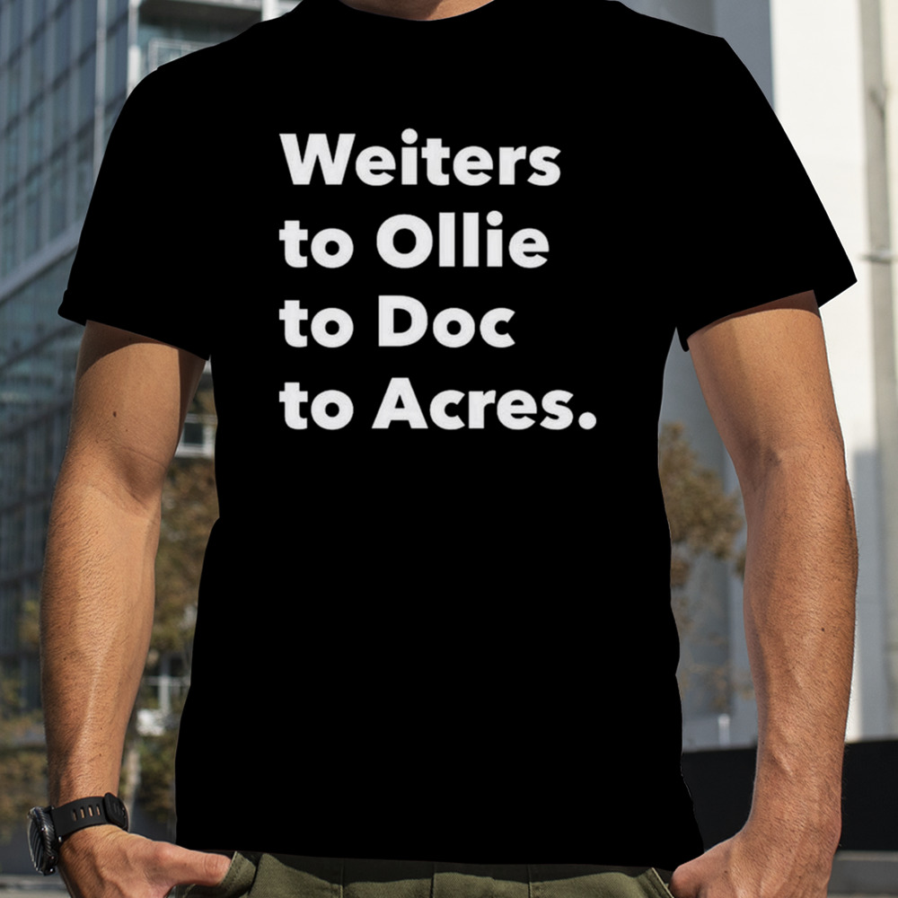 Andy Maher Weiters To Ollie To Doc To Ares Do You Believe To Miracles T-shirt