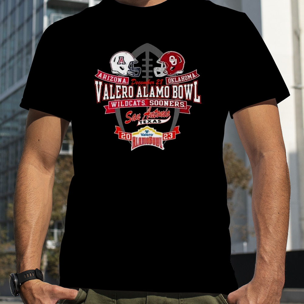 Arizona Wildcats vs. Oklahoma Sooners 2023 Alamo Bowl Matchup Shirt